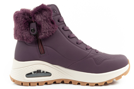 Skechers Uno Rugged Damen Winterstiefeletten, Lila
