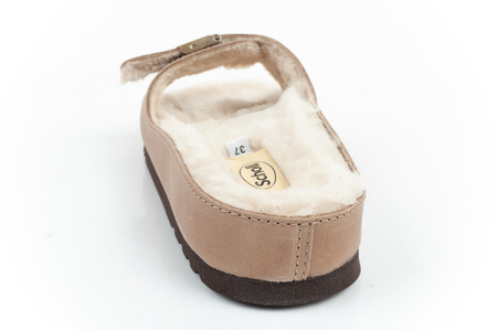 Scholl Iconic MEG Taupe Damen Flip-Flops [F303171062] Fell, beige.