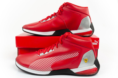Herren Puma Ferrari Race Kart Cat-X Mid [306549 02] Sportschuhe, knöchelhoch, rot.