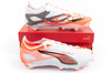 Puma Ultra 5 Match FG/AG Fußballschuhe, Firm Ground, Weiß/Orange