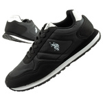 U.S. Polo Assn. Herren-Sneaker, modisch, bequem, Schwarz