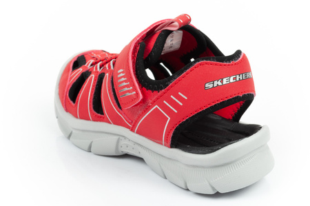 Skechers Relix Kindersandalen [406520L/RDBK], rot.