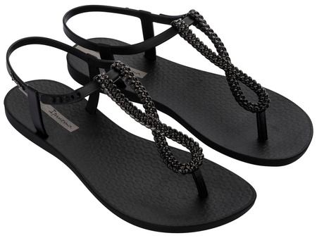 Ipanema Class Twist Damen Sandalen [83658 BC909], Schwarz.