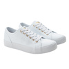 Lee Cooper Damen-Sneaker – Stylische weiße Sneaker aus Textil