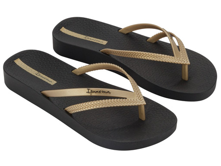Ipanema Bossa Soft V Damen Flip-Flops [82840 AQ444], schwarz.
