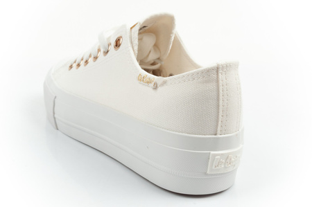 Lee Cooper Damen-Sneaker Plateau Weiß – Bequem
