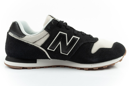 New Balance 373 Herren-Sneaker, modisches schwarzes Leder