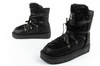 D. Franklin Damen Winterstiefel, modisches Fellfutter, isoliert, schwarzer High-Top