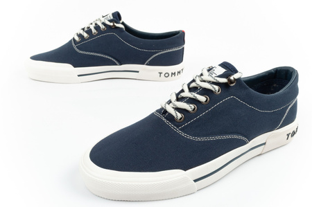 Tommy Hilfiger Herren Sportschuhe Sneakers modisch bequem marineblau [FM0FM00592]