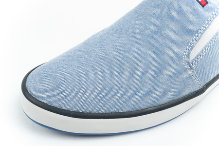 Tommy Hilfiger Herren Sportschuhe Slip-On Sneakers bequem blau [FM56820908 479]