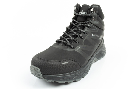 Lee Cooper Herren Winter-Wanderstiefel, isoliert, wasserdicht, Schwarz