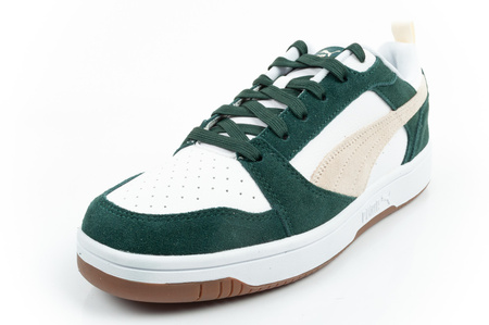 Puma Rebound v6 Herren-Sneaker, modisch, bequem, Weiß, Grün