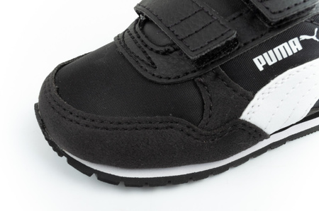 Puma ST Runner [384903 01] Kinder-Sportschuhe mit Klettverschluss, schwarz.