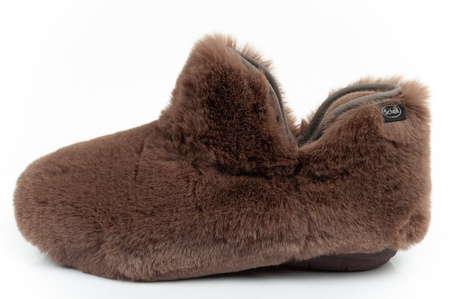 Scholl Molly Bootie [F303521011] isolierte Hausschuhe für Damen, braun.