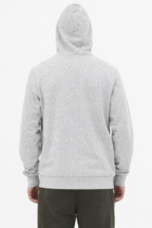 Puma Herren-Kapuzenpullover aus grauer Baumwolle mit Kängurutasche