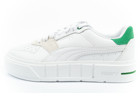 Damenschuhe Sneakers Puma Cali Court Match Leder weiß Plateau [393094 01]