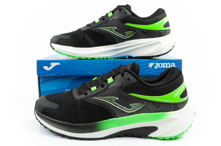 Joma Active Herren-Laufschuhe, bequem, strapazierfähig, Schwarz, Grün, Weiß