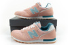 New Balance 373 Damen-Sneaker, modisch, bequem, Pink, Blau