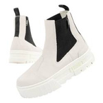 Puma Mayze Chelsea Wildleder Damen Stiefeletten [382829 02], Creme.