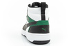 Puma Rebound v6 Herren-Sportschuhe [392326 16], Schwarz, Weiß und Grün.