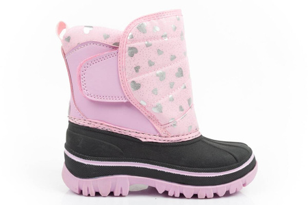 Lee Cooper Kinder-Schneestiefel [LCJ-24-44-2863], Pink und Schwarz.