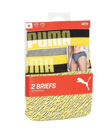 Majtki męskie slipy Puma [501005001 020] 2PAK