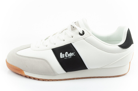 Lee Cooper Herren-Sneaker, modisch, bequem, weiß
