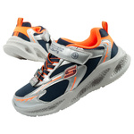 Skechers Glow Strider LED Kindersneaker für Jungen in Silber