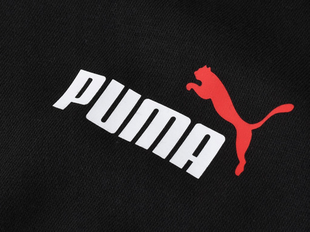 Puma Ess Herren-Sport-Sweatshirt mit Reißverschluss [679633 01], schwarz.