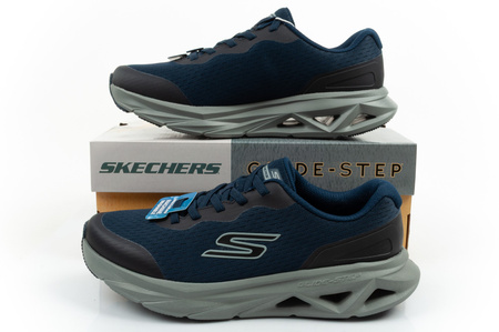 Skechers Glide-Step Vortex Herren-Sneaker, bequemes Marineblau