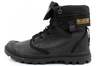 Palladium Damen Baggy Coated High-Top-Sneaker, modisches Schwarz