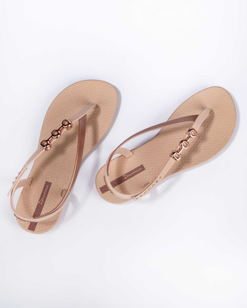 Ipanema Sandal Rio Damen-Flip-Flops, modisch und bequem, Beige