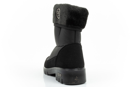 Progres Damen-Winterschuhe [PROGJ-21-13] isoliert, schwarz.