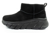 Skechers Damen-Winterstiefel – Isolierte Lederstiefeletten