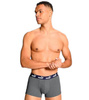 Puma Herren-Boxershorts im 2er-Pack, Rot und Grau, bequeme Baumwolle