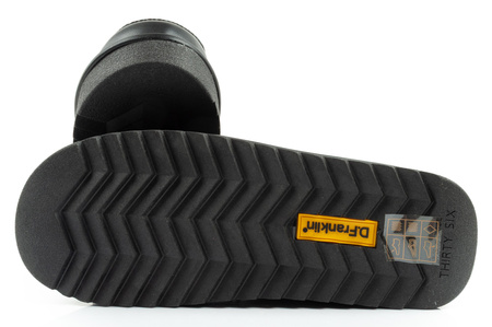 D.Franklin Damen Winterstiefel, modische, isolierte schwarze Stiefeletten