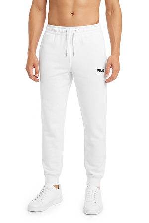 Fila Herren Baumwoll-Jogginghose, weiß, bequem, sportlich