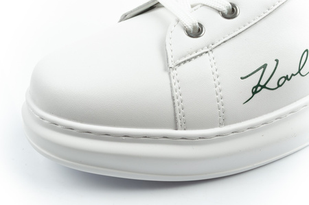 Karl Lagerfeld Herren-Sneaker Kapri, Weiß, Echtleder