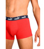 Puma Herren-Boxershorts im 2er-Pack, Rot und Grau, bequeme Baumwolle