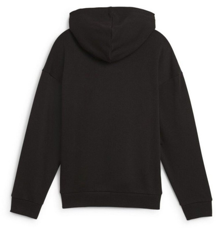 Puma ESS+ Script Kinder-Sport-Sweatshirt mit Kängurutasche für Mädchen