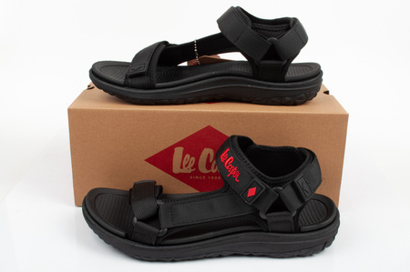 Lee Cooper Damensandalen [LCW-24-34-2615L], schwarz.