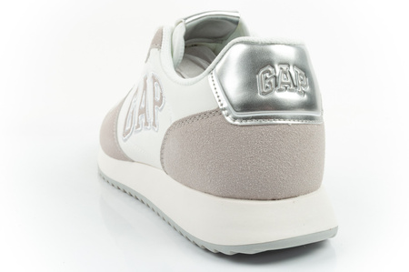 Gap Damen-Sneaker „Nashville Arch Logo“, modisch, bequem, Weiß, Beige