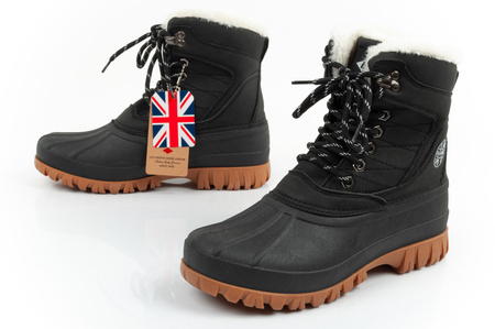 Lee Cooper Damen-Winterschneestiefel mit Schaffell [LCJ-24-44-2868L], schwarz.