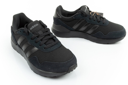 Adidas Run 60s 4.0 Damen-Sneaker, leicht, Schwarz