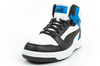 Puma Rebound v6 Herren-Sportschuhe [392326 20], Schwarz, Weiß und Blau.