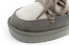 D.Franklin Damen Winterstiefel, modische, isolierte Stiefeletten in Grau