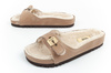 Scholl Iconic MEG Taupe Damen Flip-Flops [F303171062] Fell, beige.