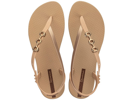 Ipanema Sandal Class Damen-Flip-Flops in Beige mit Gold