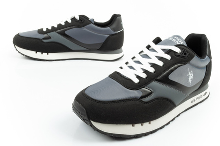 U.S. Polo Assn. Herren-Sneaker, modisch und bequem, Grau