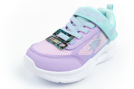 Skechers S Lights-Sola Glow [303714L/TQLV] LED Kinder Sportschuhe, lila.